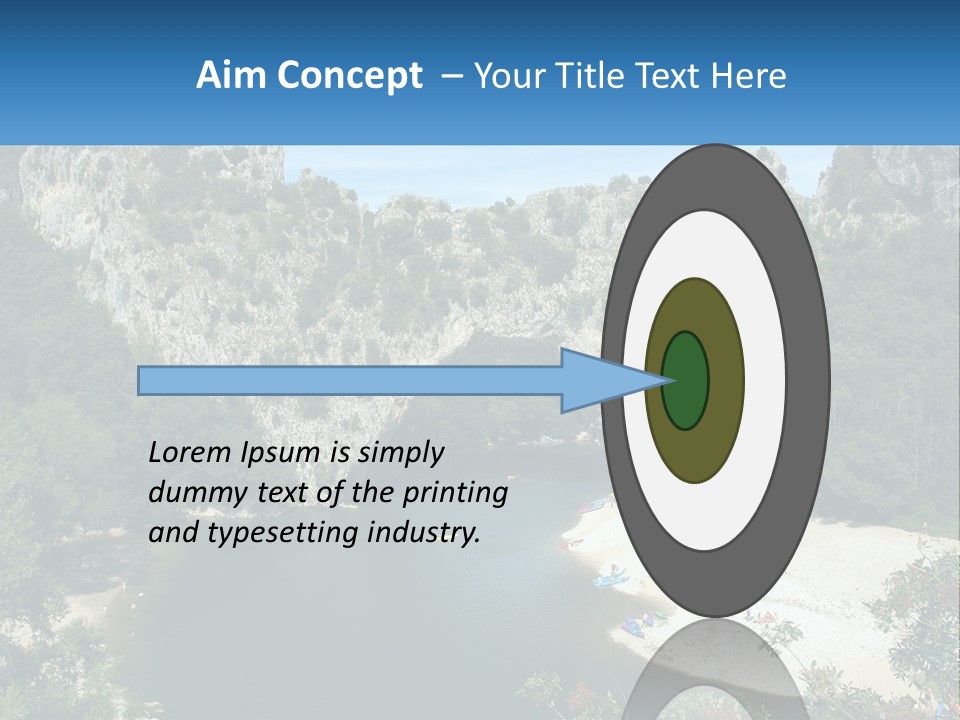 Old Calm Sea PowerPoint Template