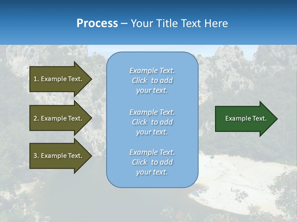 Old Calm Sea PowerPoint Template