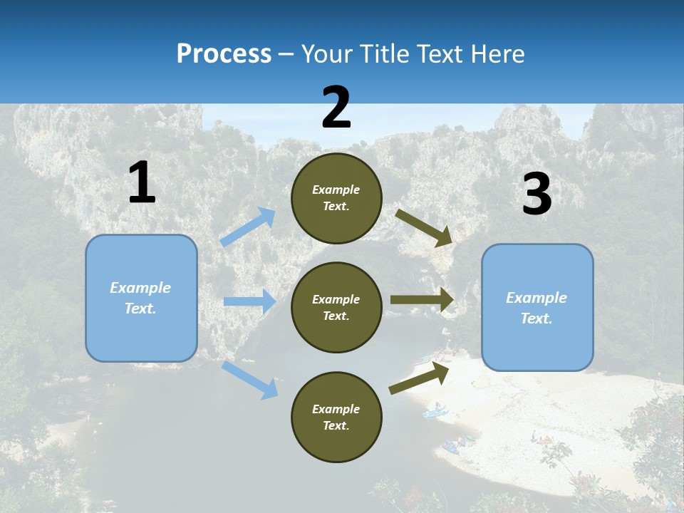 Old Calm Sea PowerPoint Template