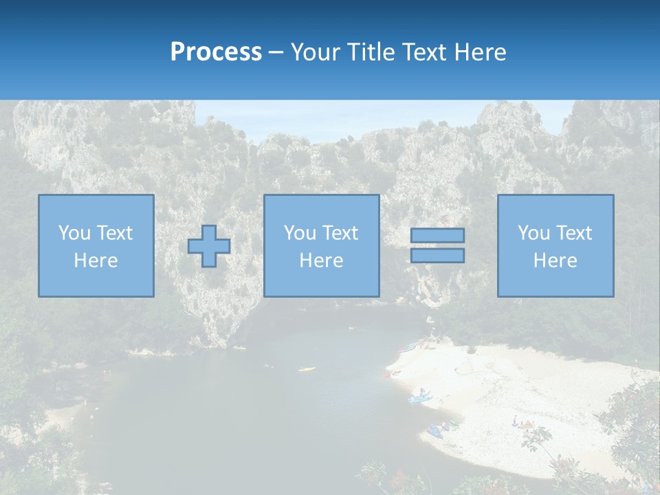 Old Calm Sea PowerPoint Template