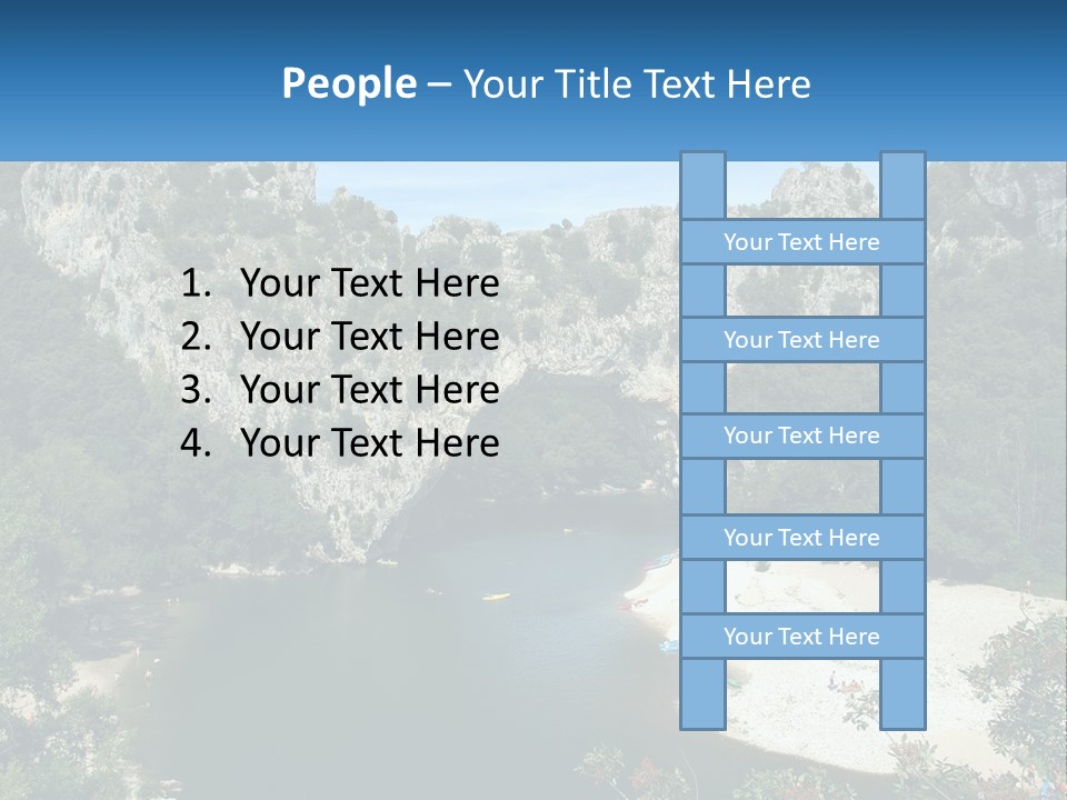 Old Calm Sea PowerPoint Template
