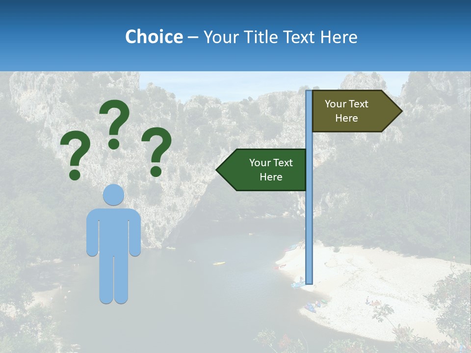 Old Calm Sea PowerPoint Template