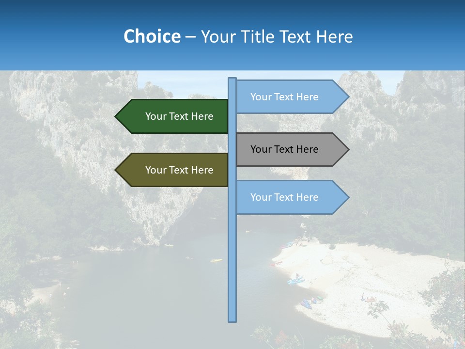 Old Calm Sea PowerPoint Template