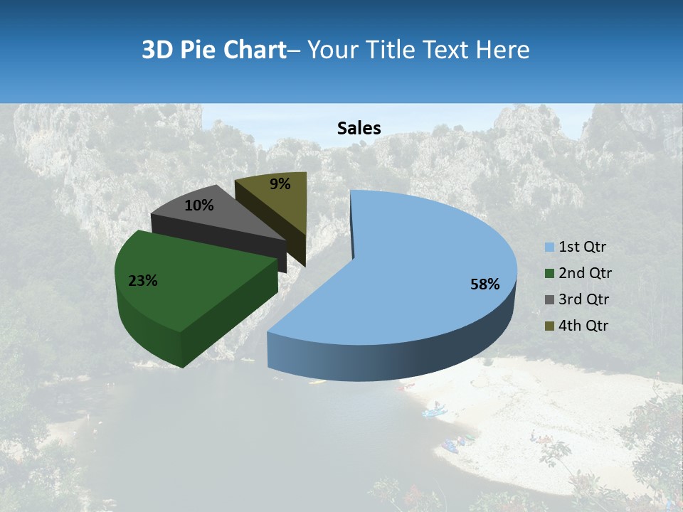 Old Calm Sea PowerPoint Template