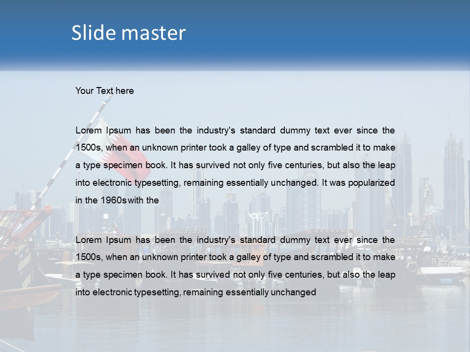 Retired Calm Sunset PowerPoint Template