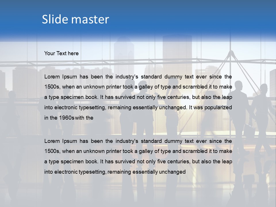 Water Old Sad PowerPoint Template