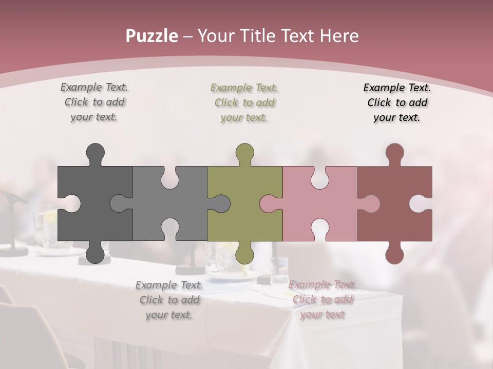 Retired Sunset Beach PowerPoint Template