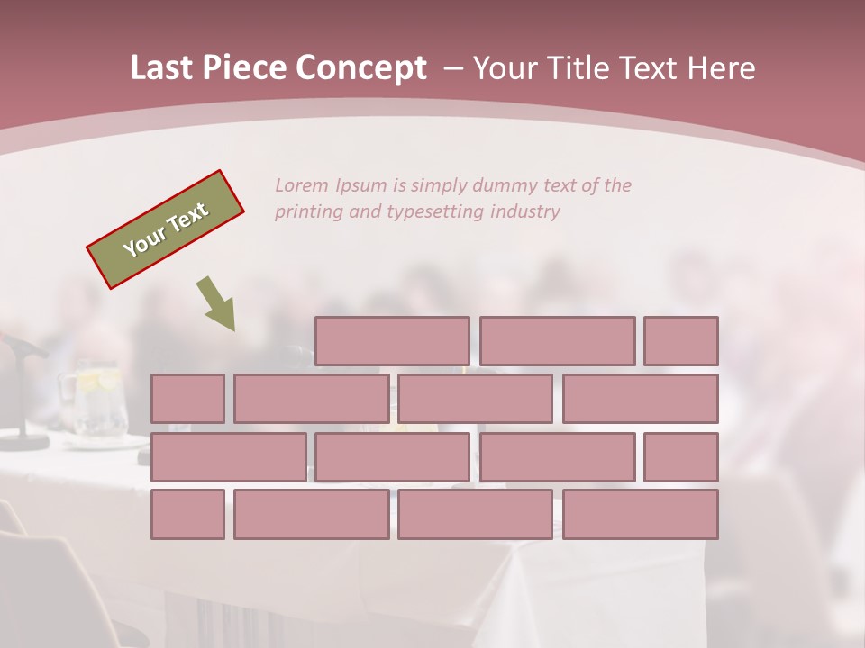 Retired Sunset Beach PowerPoint Template