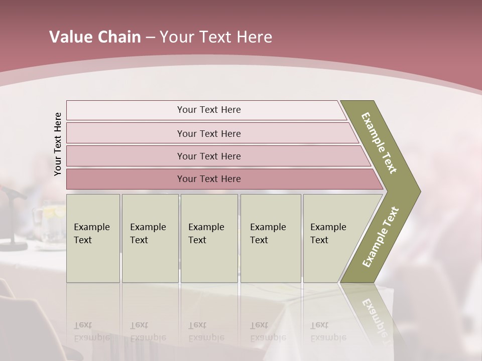 Retired Sunset Beach PowerPoint Template