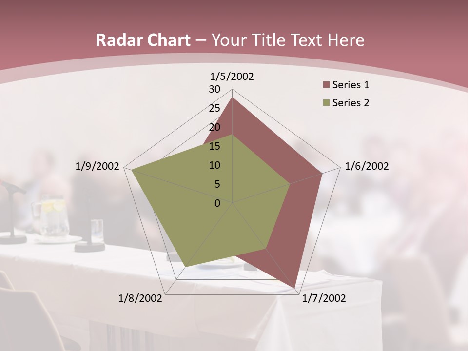 Retired Sunset Beach PowerPoint Template
