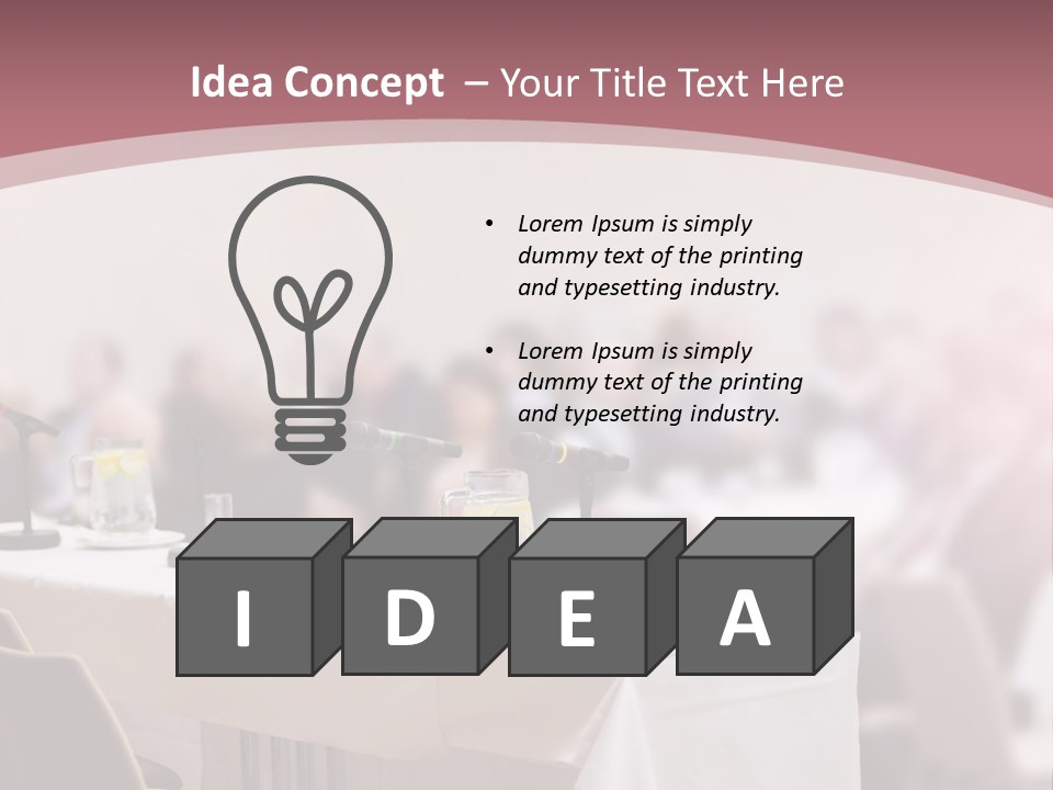 Retired Sunset Beach PowerPoint Template