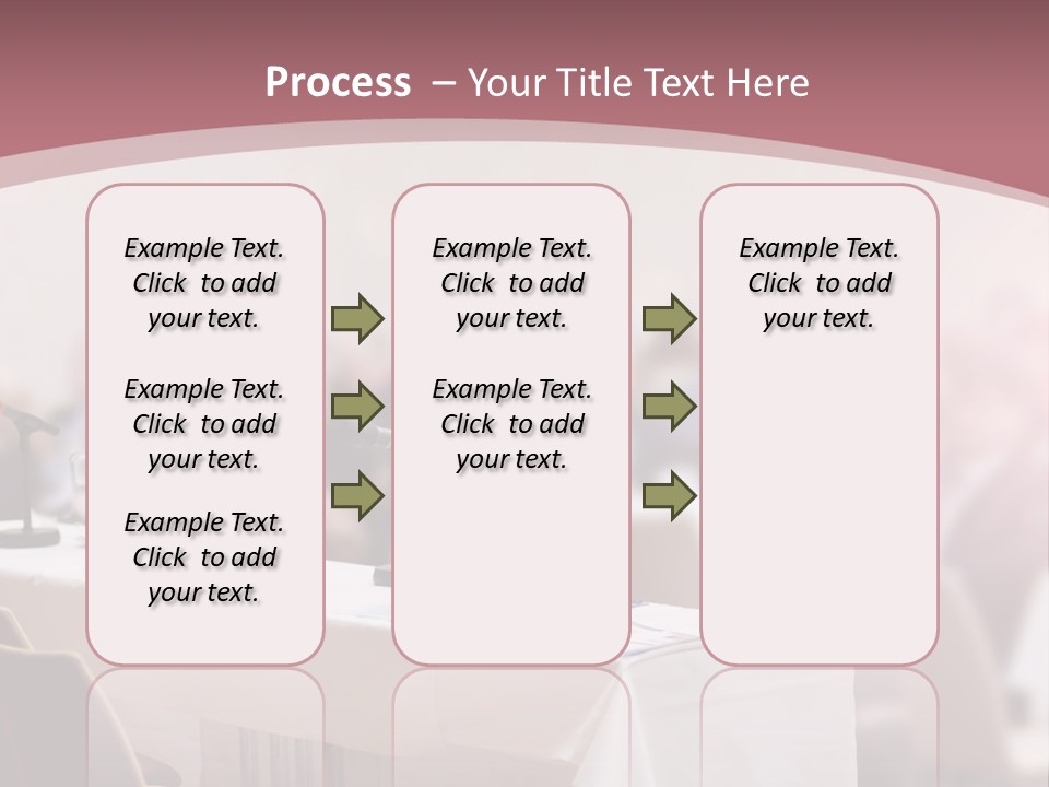 Retired Sunset Beach PowerPoint Template