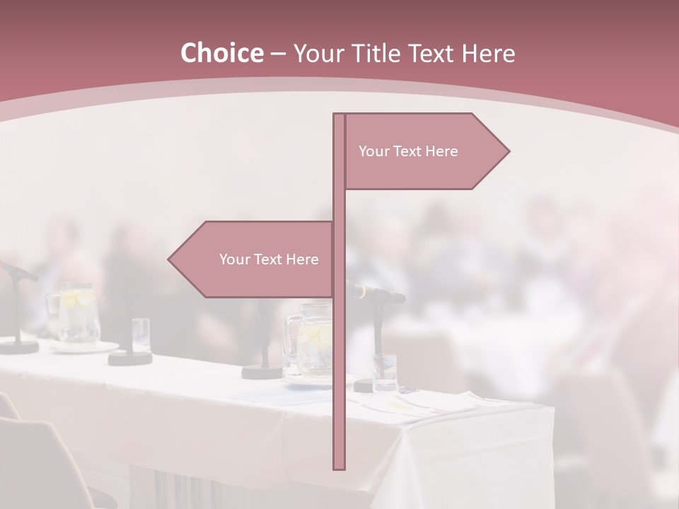 Retired Sunset Beach PowerPoint Template