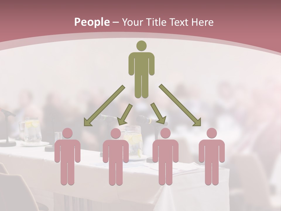 Retired Sunset Beach PowerPoint Template