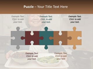 Sand Beach Pensioner PowerPoint Template
