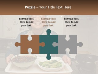 Sand Beach Pensioner PowerPoint Template