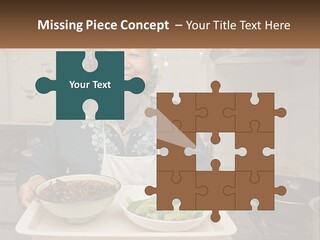 Sand Beach Pensioner PowerPoint Template