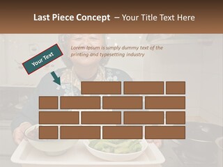 Sand Beach Pensioner PowerPoint Template