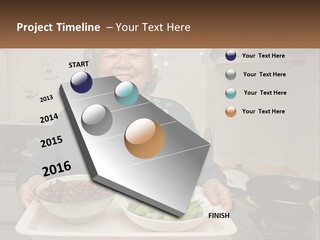 Sand Beach Pensioner PowerPoint Template