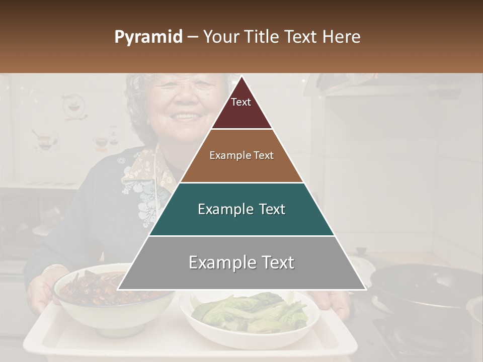Sand Beach Pensioner PowerPoint Template
