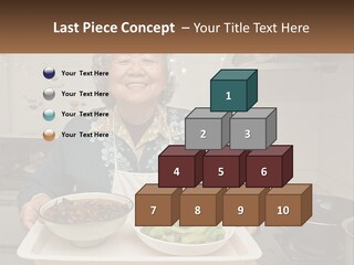 Sand Beach Pensioner PowerPoint Template
