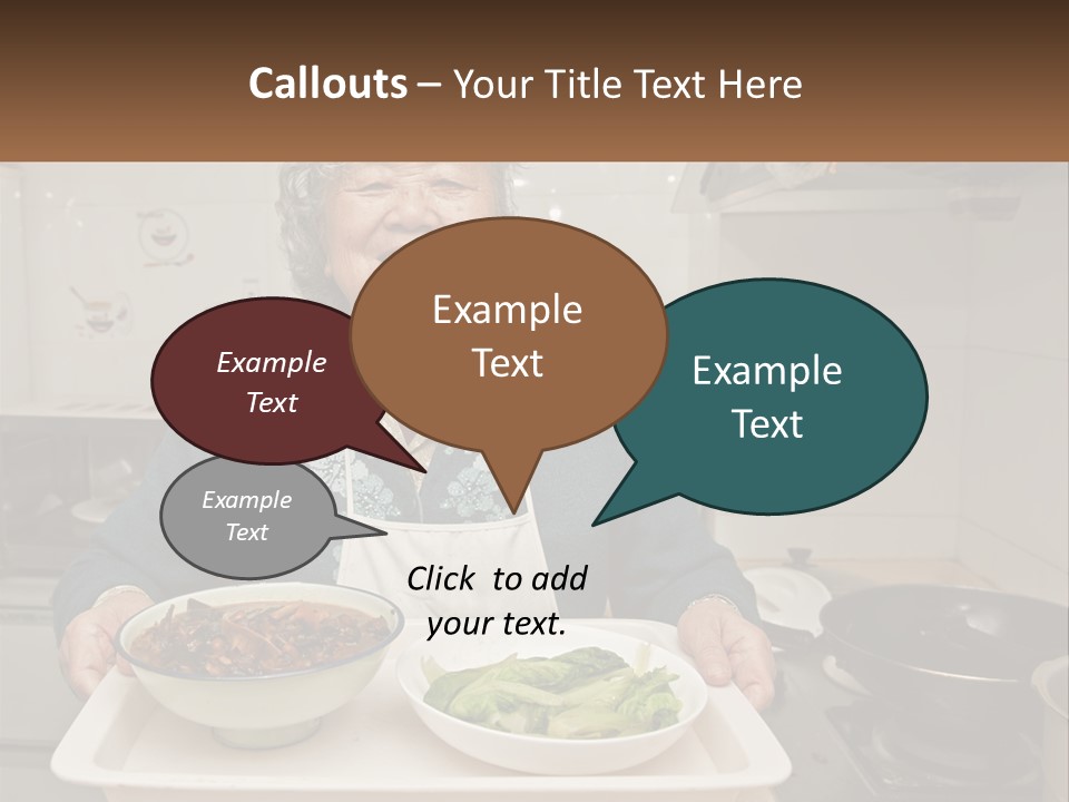 Sand Beach Pensioner PowerPoint Template