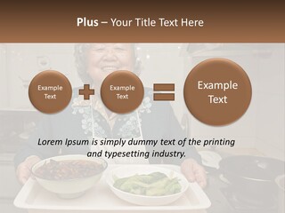 Sand Beach Pensioner PowerPoint Template