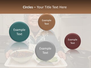 Sand Beach Pensioner PowerPoint Template