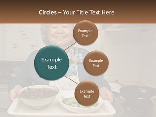 Sand Beach Pensioner PowerPoint Template