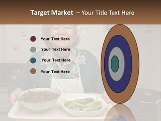 Sand Beach Pensioner PowerPoint Template