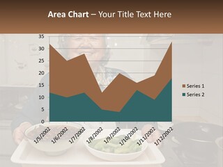 Sand Beach Pensioner PowerPoint Template