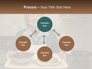 Sand Beach Pensioner PowerPoint Template