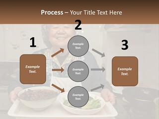 Sand Beach Pensioner PowerPoint Template