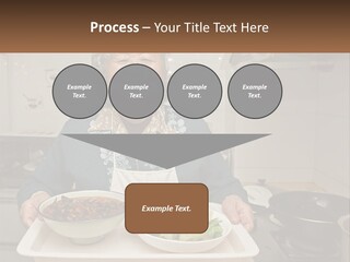 Sand Beach Pensioner PowerPoint Template