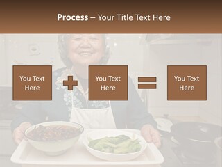 Sand Beach Pensioner PowerPoint Template