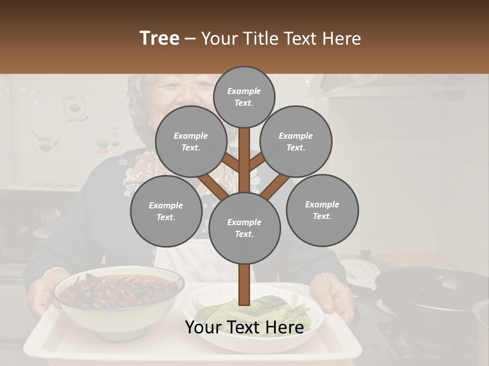 Sand Beach Pensioner PowerPoint Template