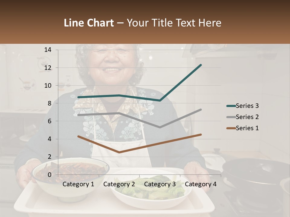 Sand Beach Pensioner PowerPoint Template