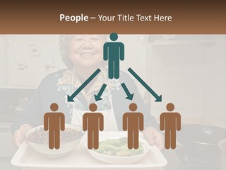 Sand Beach Pensioner PowerPoint Template