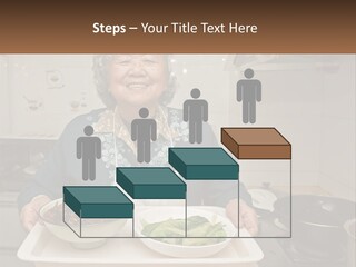 Sand Beach Pensioner PowerPoint Template