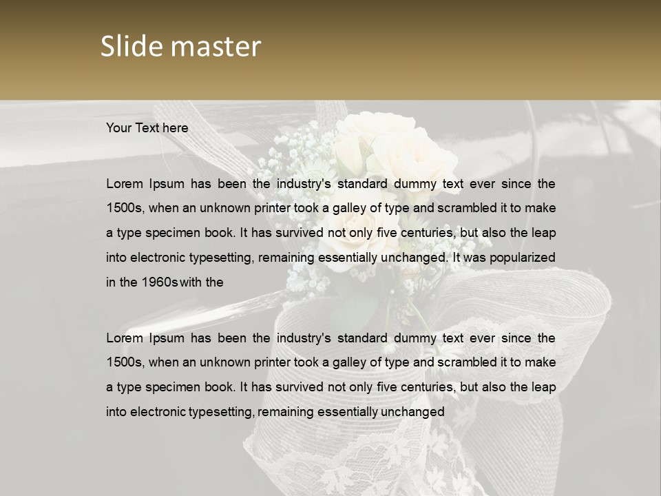 Sand Daughter Sea PowerPoint Template