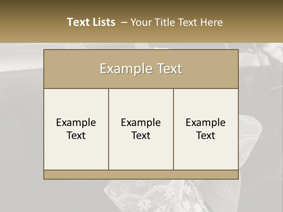 Sand Daughter Sea PowerPoint Template