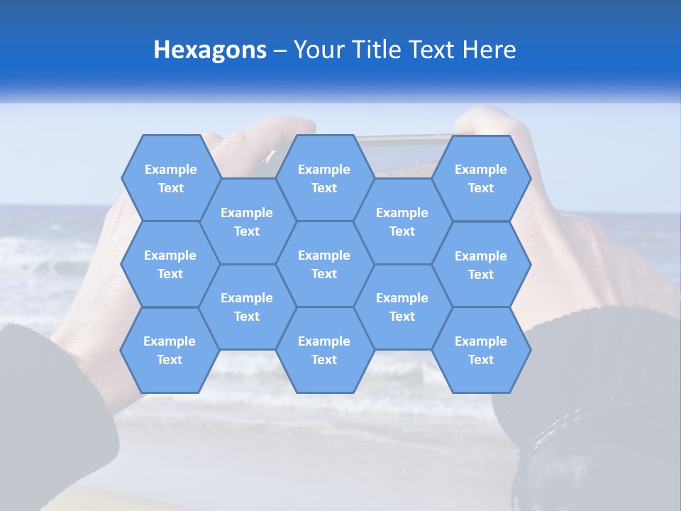 Senior Water White PowerPoint Template