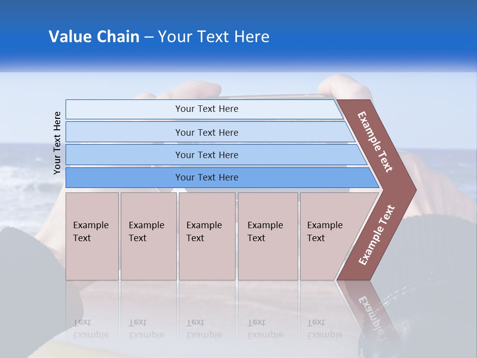 Senior Water White PowerPoint Template