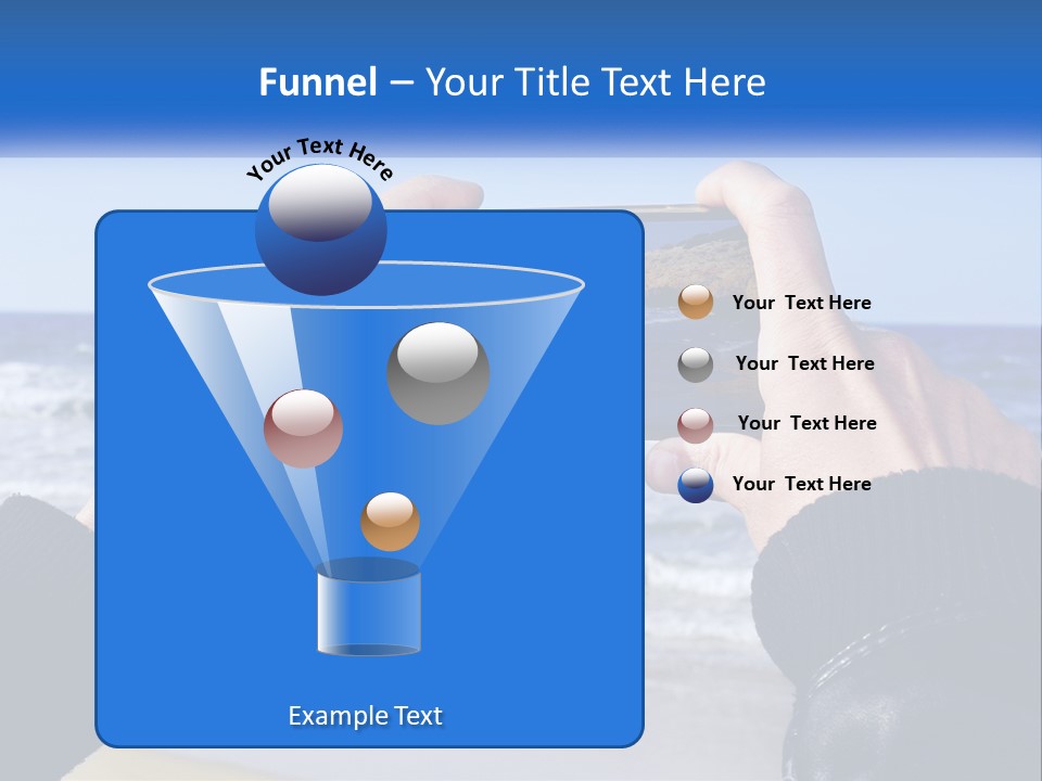 Senior Water White PowerPoint Template