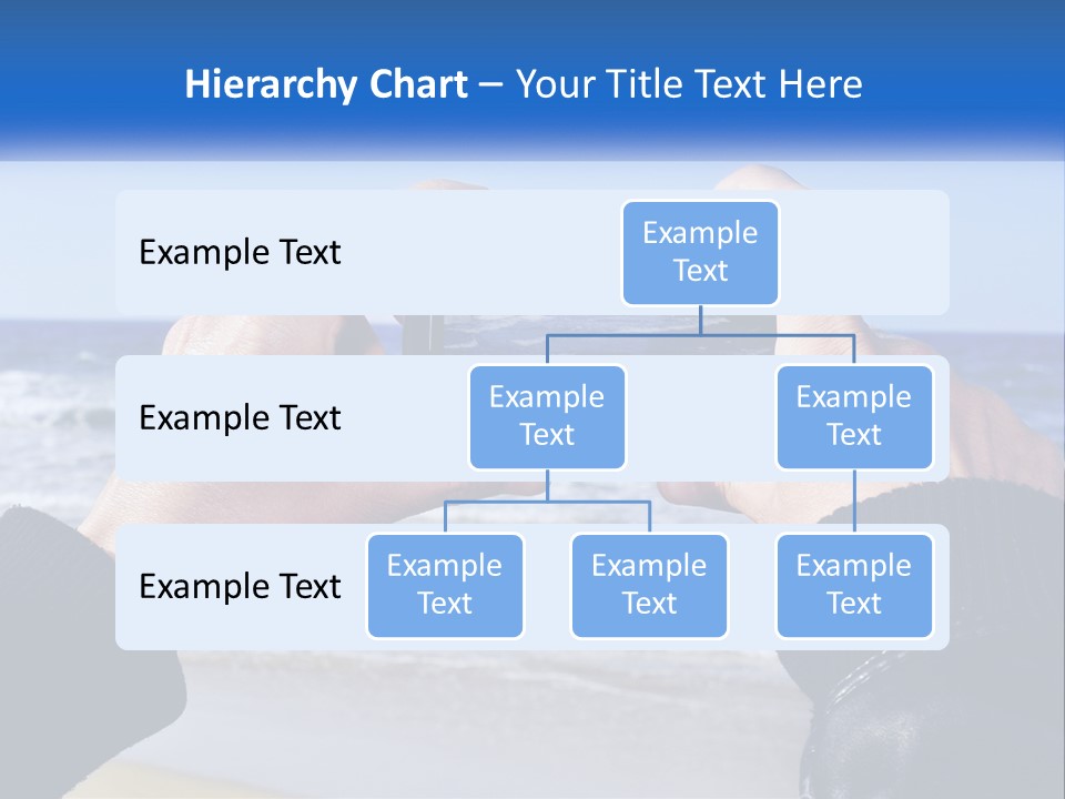 Senior Water White PowerPoint Template