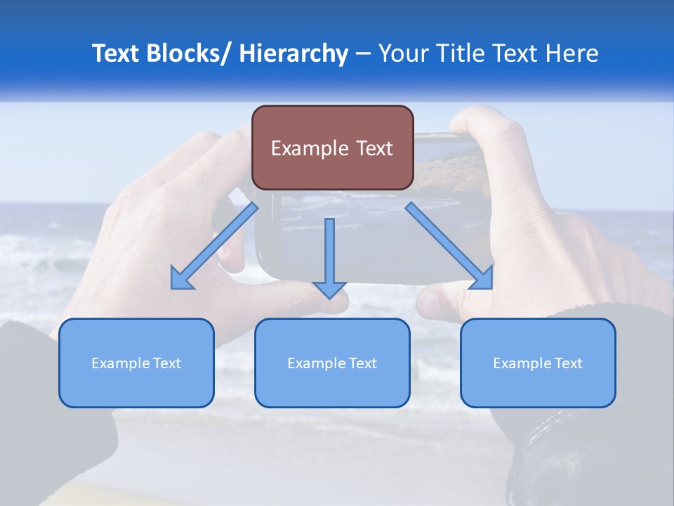 Senior Water White PowerPoint Template