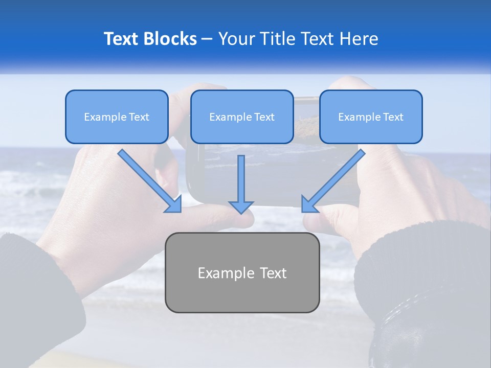 Senior Water White PowerPoint Template