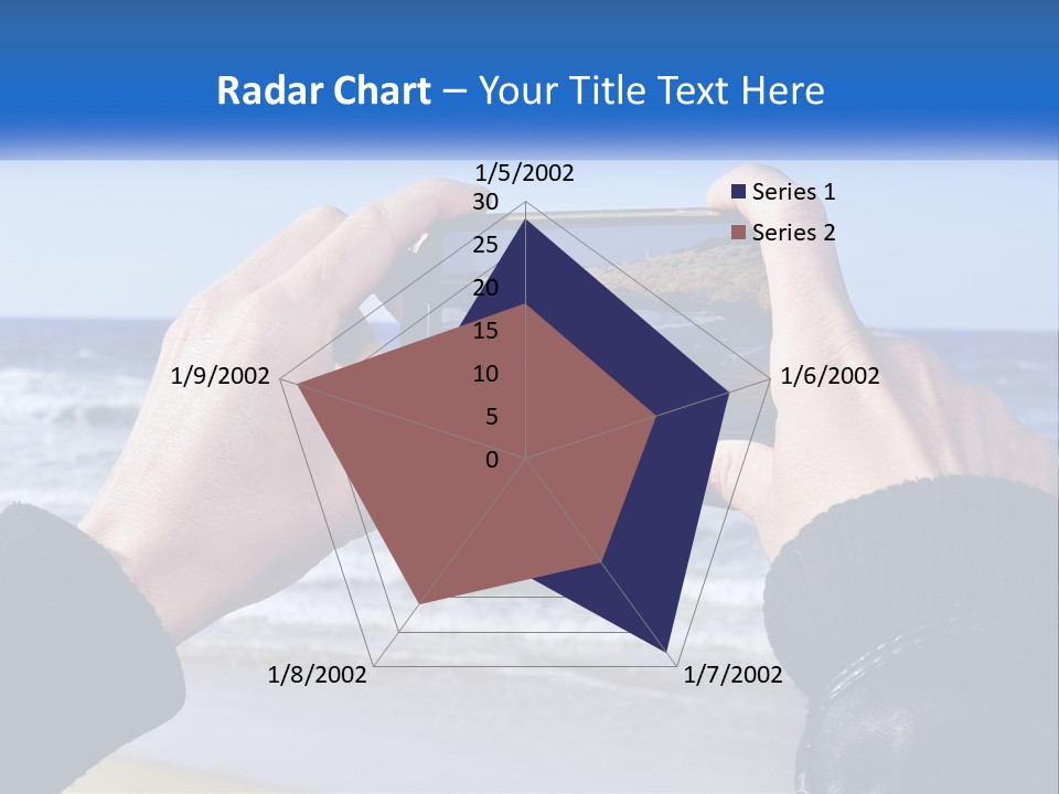 Senior Water White PowerPoint Template