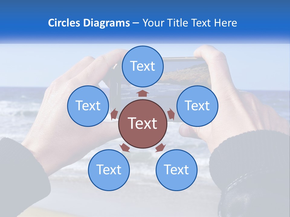 Senior Water White PowerPoint Template