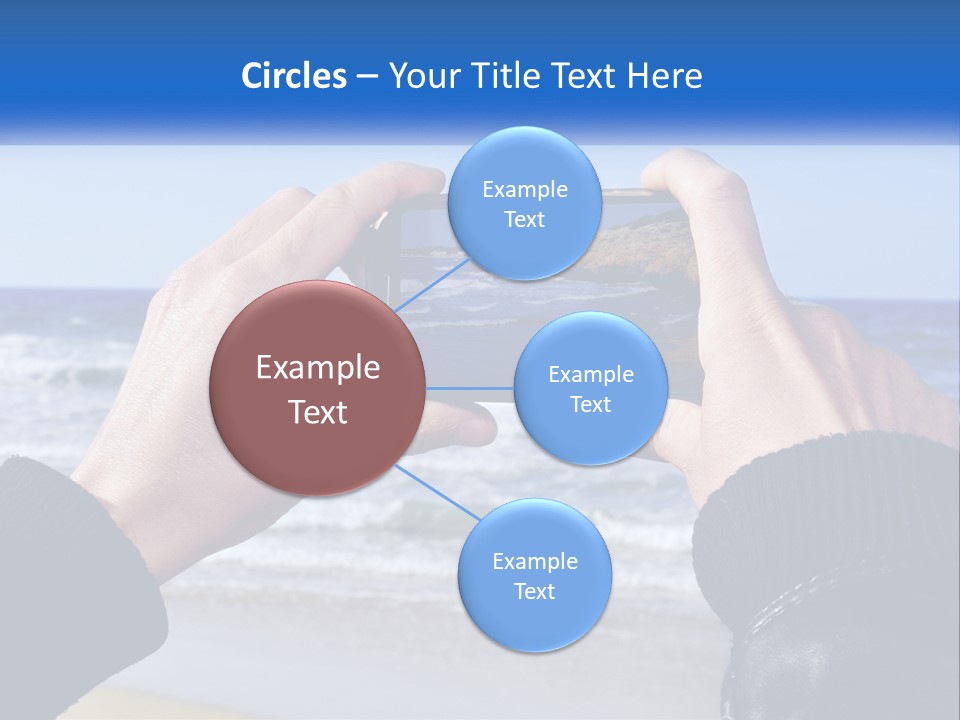 Senior Water White PowerPoint Template